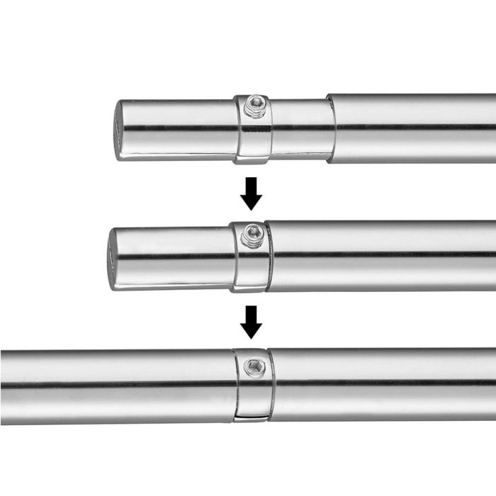 Tube Joiner Bracket for 25mm Chrome Tube Rail - Image 3