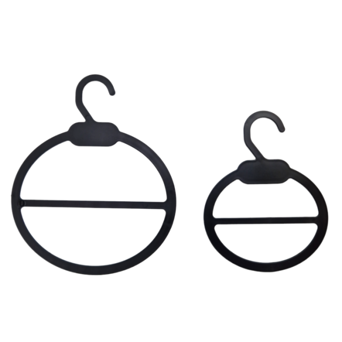 Clear Plastic Scarf Round Hanger - Image 2