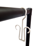 White Plastic Shoe Hangers -10cm - Image 3