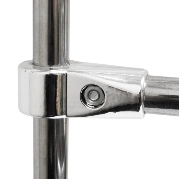 Chrome Premium 3-Way T-Shape Clamp for 25mm Dia. Chrome Tube Rail - Image 2
