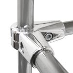 Chrome Premium 4-Way Adjustable Clamp for 25mm Chrome Tube Rail - Image 2