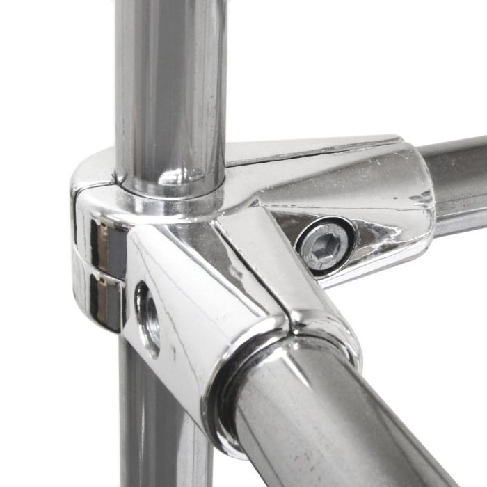 Chrome Premium 4-Way Adjustable Clamp for 25mm Chrome Tube Rail - Image 2