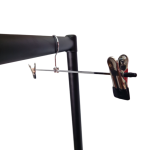 Chrome Metal Clip Hangers Adjustable Non-Slip With Soft Grip Endings - 30 cm - Image 3