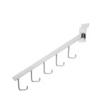5-Hooked Display Arm for Slatwall
