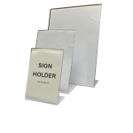 Slanted Sign Holder