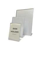 Slanted Sign Holder
