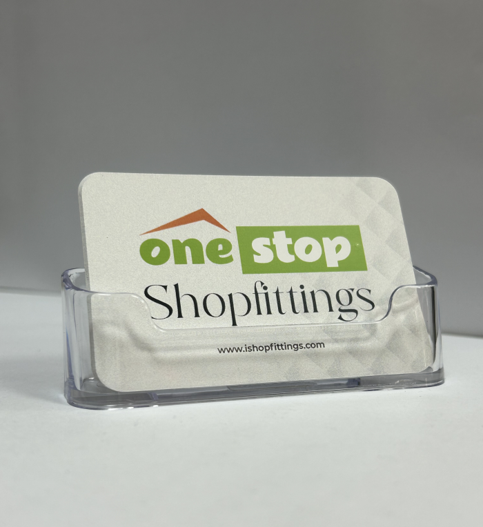 Clear Acrylic Business Card Holder - Image 2