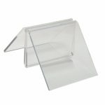 Clear Sign and Menu Holder
