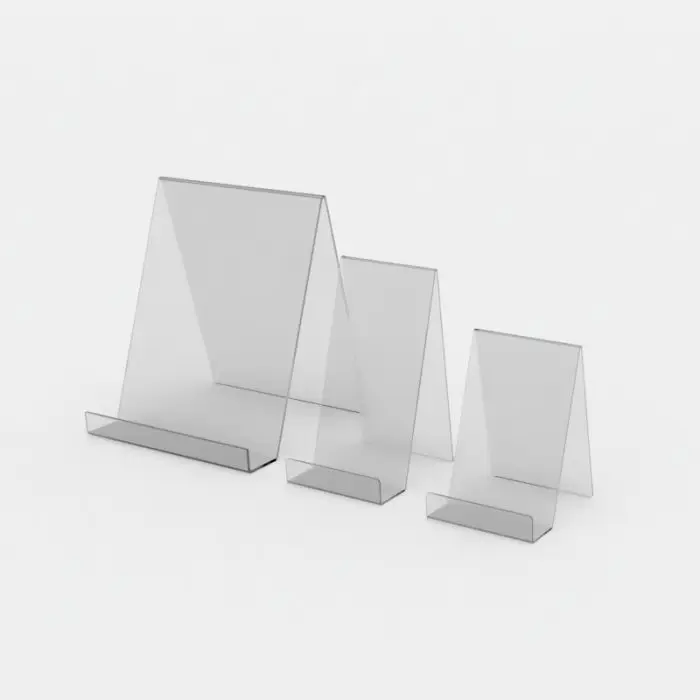 ps8271_ps8272_ps8273_bookstands_empty.effectsresult_2 Clear Acrylic Stand with Lip - Image 1