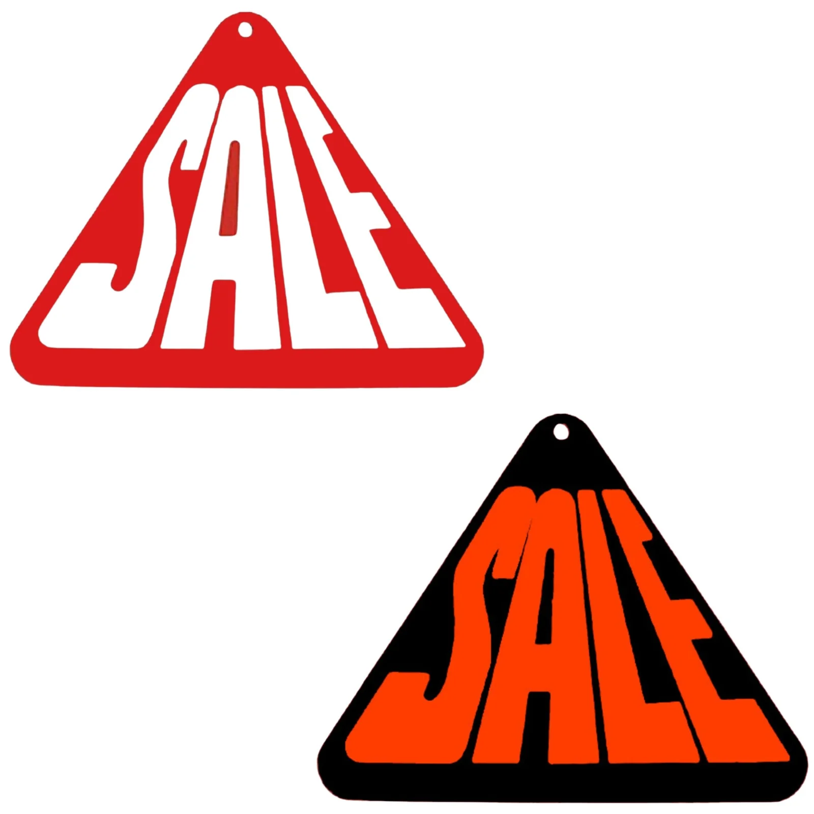 triangle sale 2 Sale Triangle Hanging Sign - Image 1