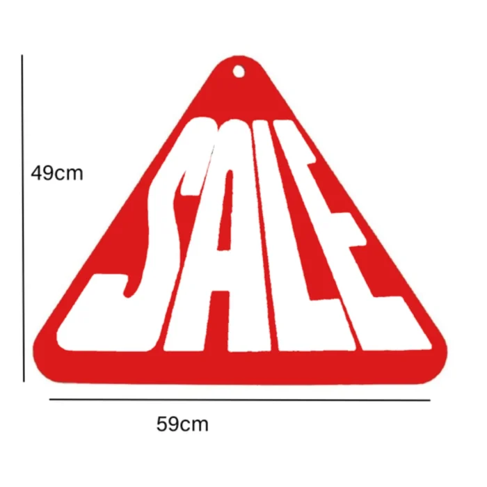 Sale Triangle Hanging Sign - Image 2