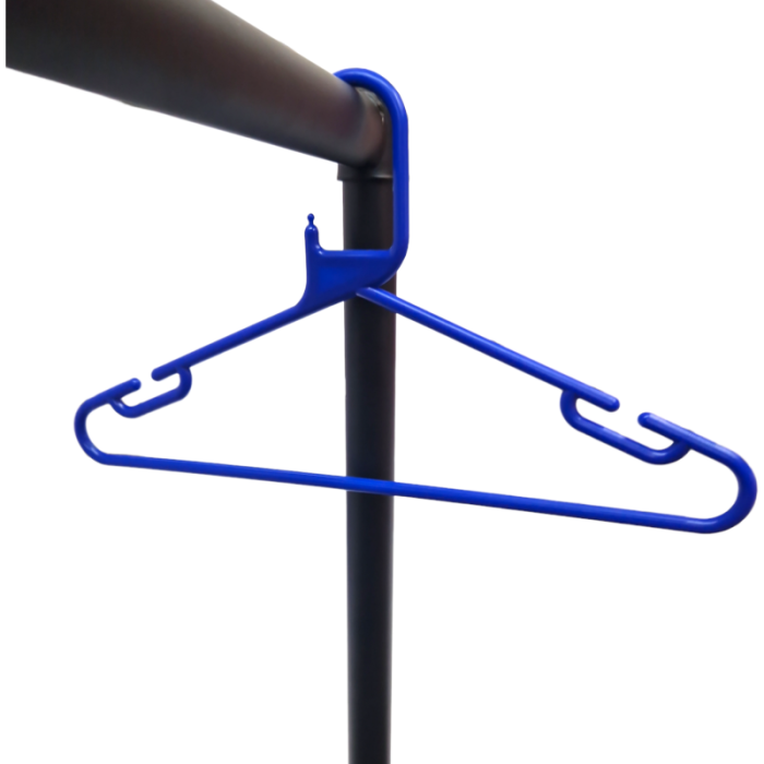 Plastic Children's Hangers with Trouser Bar and Shoulder Notches - 33cm - Image 4