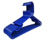 Adults Plastic Hangers with Trouser Bar and Shoulder Notches - 42cm - Image 5