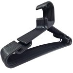 Adults Plastic Hangers with Trouser Bar and Shoulder Notches - 42cm - Image 3