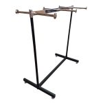 6 arm straight clothing rail static