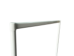 4ft White Clothes Rail - Image 2