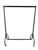 5ft Black Clothes Rail