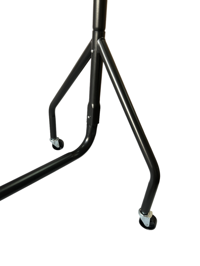 2ft Black Clothes Rail - Image 3