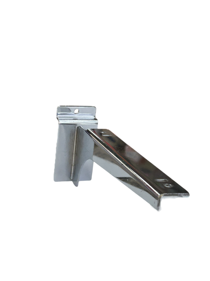 Slatwall Wood Shelves Brackets Pair - Image 1