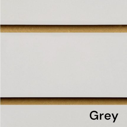 Grey Slatwall Panel Portrait