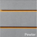 Pewter Slatwall Panel Portrait