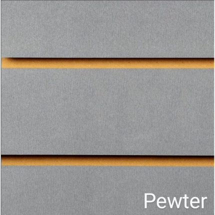 Pewter Slatwall Panel Portrait