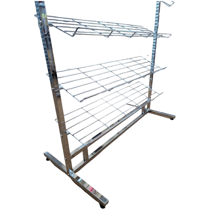 5 Tier Shoe stand - Chrome - Image 3