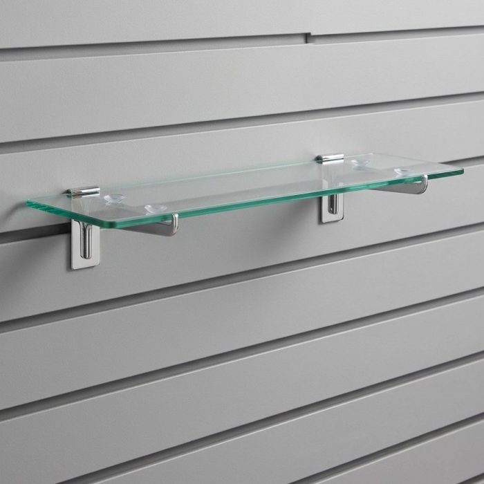 Glass Shelves with 2 brackets - Image 3