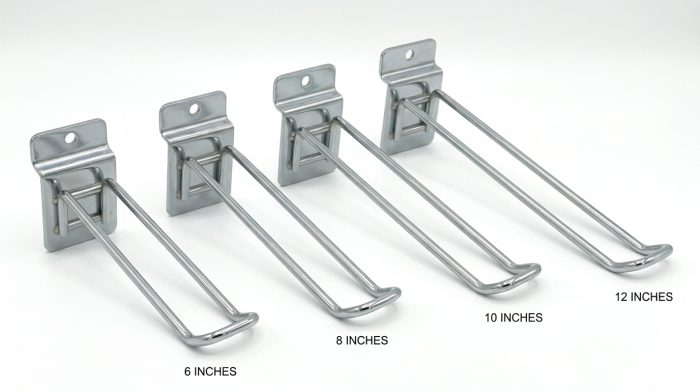 6" Slatwall Euro Hook - Image 2