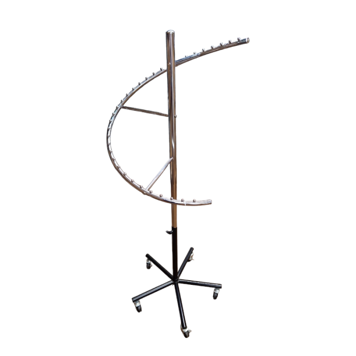 Spiral Clothes Rail - Chrome - Image 2