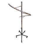 Spiral Clothes Rail - Chrome