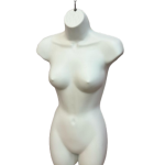 White Female Full Body Hanging Body Form