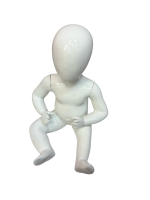 White Baby Sitting Mannequins - Image 3