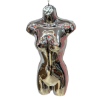 Silver Female Full Body Hanging Body Form