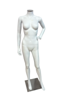 White Headless Female Full Body Mannequin - Image 2