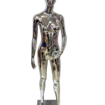 Chrome Female Full Body Mannequin