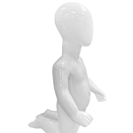 White Baby Kneeling Mannequins