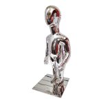 Chrome Baby Mannequin Standing