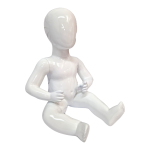 White Baby Sitting Mannequins