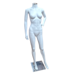 White Headless Female Full Body Mannequin