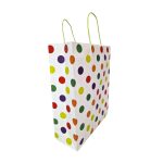 Multicolor Polka Dot Hand Carry Paper Bags - Image 2