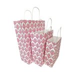Pink motiv Hand Carry Paper Bags