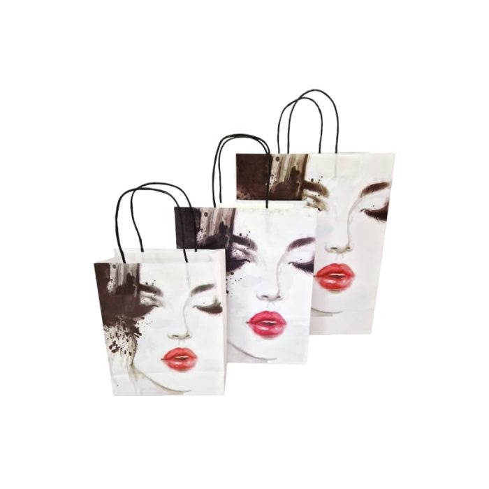 Face Hand Carry Paper Bags - Image 1