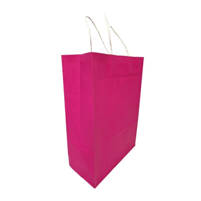 Dark Pink Hand Carry Paper Bags - Image 2