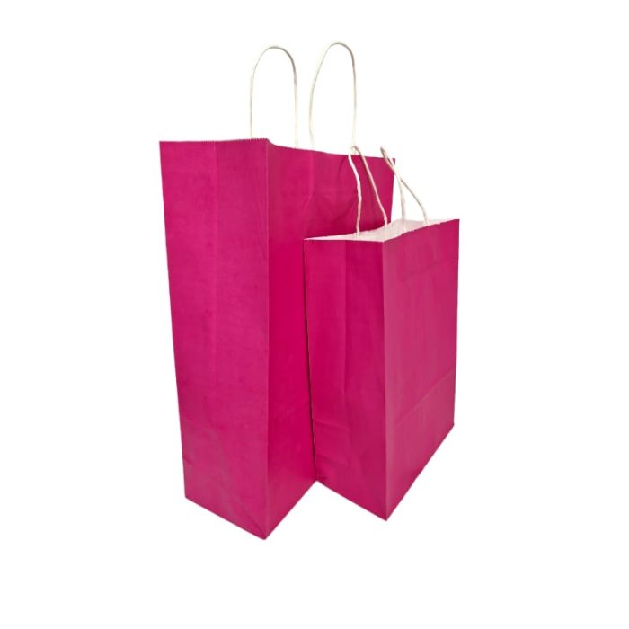 WhatsApp Image 2023-10-11 at 4.55.44 AM Dark Pink Hand Carry Paper Bags - Image 1
