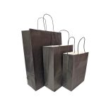 Black Hand Carry Paper Bags
