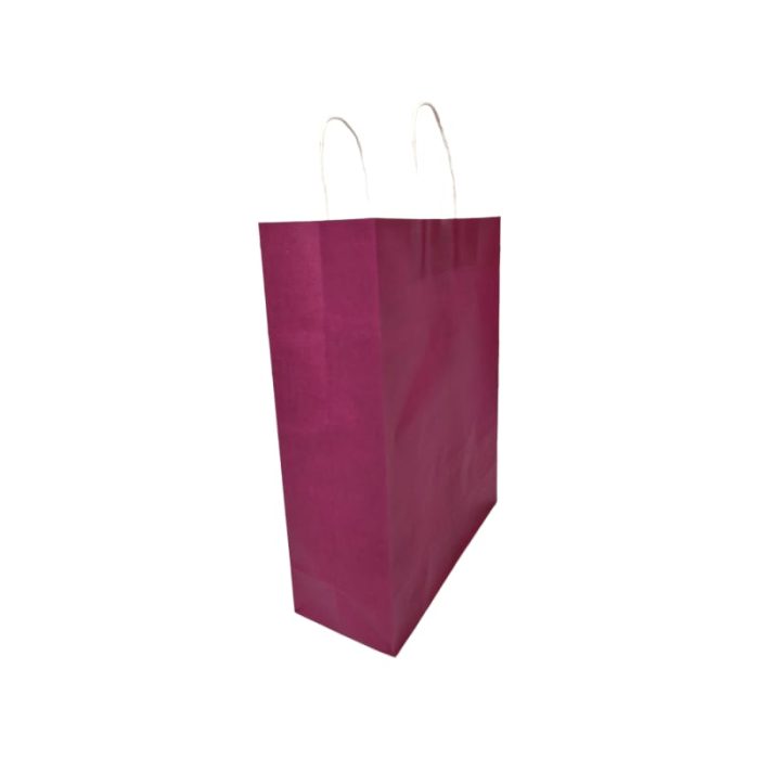 Purple Hand Carry Paper Bags - Image 2