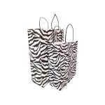 Black Zebra Hand Carry Paper Bags