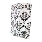 Black Motiv Plastic Hand Carry bag- (White) - Image 2