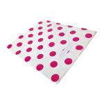 Pink Polka Dot Plastic Hand Carry Bags (white) - Image 2